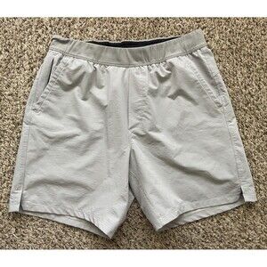 Public Rec Shorts Mens 34 Gray 7" Active Workout